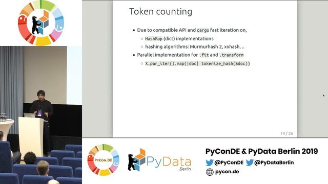 Roman Yurchak: vtext: text processing in Rust with Python bindings | PyData Berlin 2019 смотреть онлайн