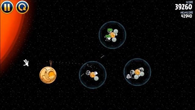 Angry Birds Star Wars 3 Star Walkthrough D-3 смотреть онлайн