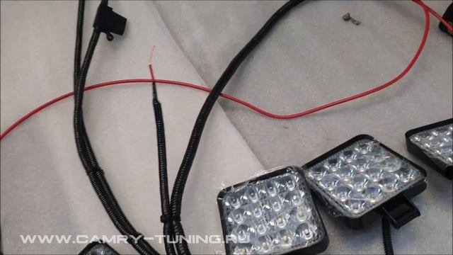 Установка фар вспышек на Камри 70 - Автотехцентр Camry Tuning смотреть онлайн