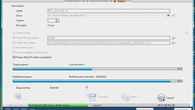 Corel DVD MovieFactory 7 - Failed to Burn смотреть онлайн