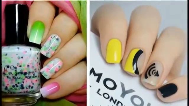 Маникюр 2019 Буйство Красок Маникюр С Желтыми Цветами смотреть онлайн