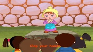 Clap Your Hands Listen To The Music | Nursery Rhyme with Lyrics | Kids Songs | Poems For Kids