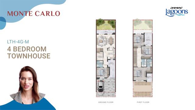 DAMAC Lagoons, Monte Carlo Townhouses | Villas In Dubai