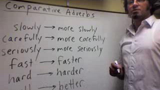 Урок 14.5. Comparative Adverbs смотреть онлайн