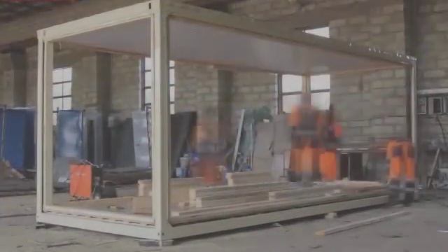 Производство блок-контейнера, металлической бытовки, семь часов за пять минут смотреть онлайн