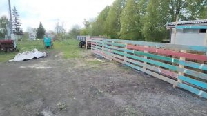 Загон для овец, продолжаю стройку
