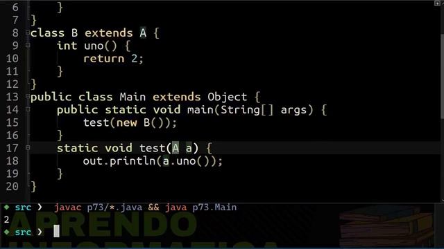 Curso de Java: 61 - POO Polimorfismo, Enlazamiento dinámico de métodos смотреть онлайн