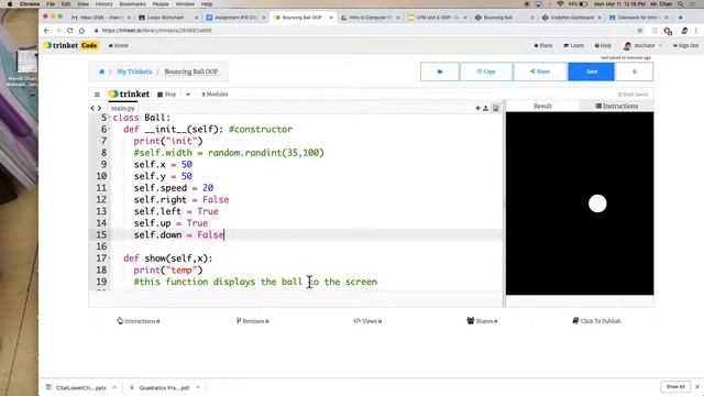 Block 4 OOP Python Ball смотреть онлайн