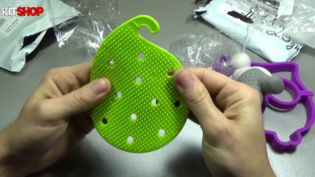 Полезные аксессуары для кухни (ситечко, сова, щетка) смотреть онлайн