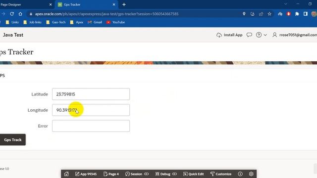 How to get GPS Location Latitude and Longitude in Oracle Apex смотреть онлайн