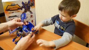 Робот трансформер игрушка распаковка, Transformer Robot Toy unboxing The Latest Series