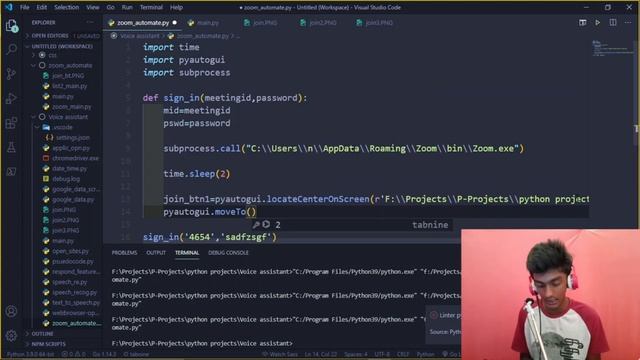Day #9 Zoom Automation in python | Voice Assistant Using Python In Tamil Assistant like Jarvis смотреть онлайн