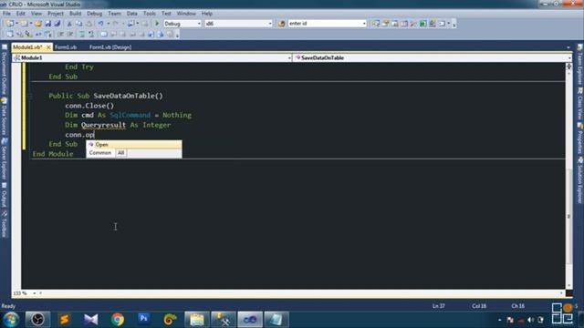 VB.NET 2010 |CRUD W/ SQL SERVER 2008 PART 1 | WINFORM TUTORIAL смотреть онлайн