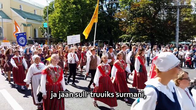 Estonia National ANTHEM | "Mu isamaa, mu õnn ja rõõm" | Eesti hümn смотреть онлайн