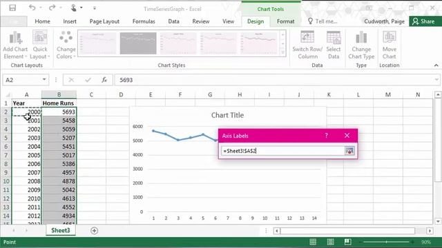 Time Series Graphs (Excel 2016, Windows) смотреть онлайн