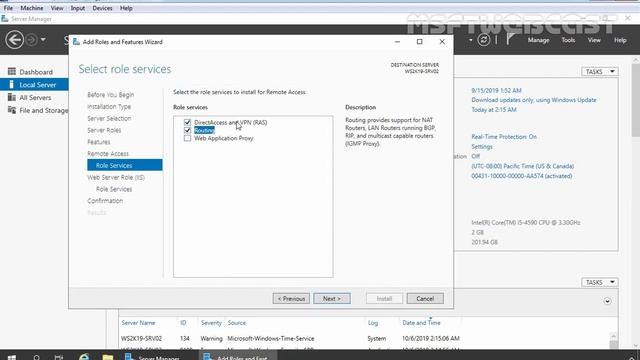 32. How to Configure Routing and NAT in Windows Server 2019 смотреть онлайн