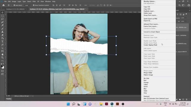 Graphic Design Tutorials | Cách Tạo Hiệu Ứng Xé Giấy Trong Photoshop | Paper Tearing Effect смотреть онлайн