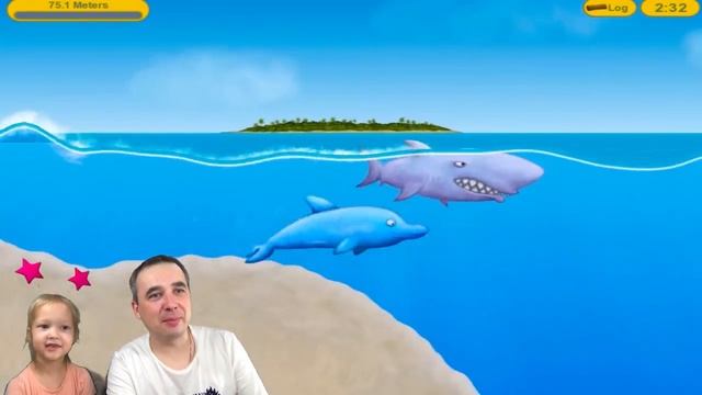 Рыбка ест Рыбку Tasty Blue ОЧЕНЬ ГОЛОДНАЯ РЫБА съела ЗЕМЛЮ 5. АКУЛА стала ОГРОМНОЙ. Видео для детей смотреть онлайн