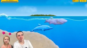 Рыбка ест Рыбку Tasty Blue ОЧЕНЬ ГОЛОДНАЯ РЫБА съела ЗЕМЛЮ 5. АКУЛА стала ОГРОМНОЙ. Видео для детей