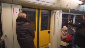 Russia, Moscow, metro ride from Партизанская to Электрозаводская