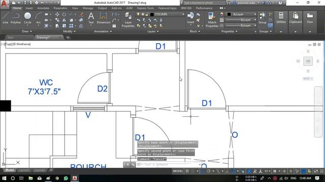 How to Place COLUMN in AutoCAD PLAN смотреть онлайн