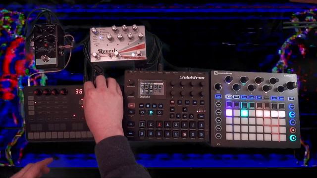 Elektron Digitakt - Circuit - IK UNO Synth - FX Pedals смотреть онлайн