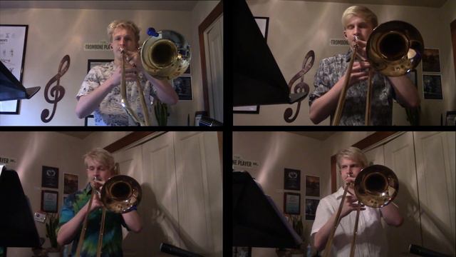 Pachelbel's Canon for trombone quartet смотреть онлайн