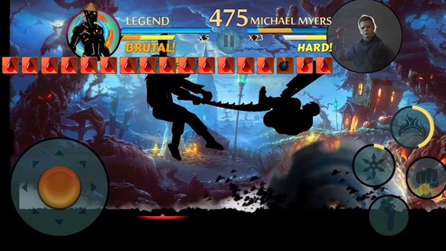SHADOW FIGHT 2 - LEGEND VS HALLOWEEN CHARACTERS! смотреть онлайн