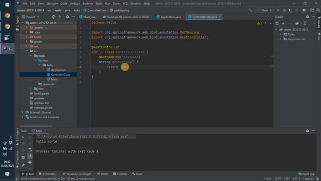 Java - Spring Boot Hello World смотреть онлайн