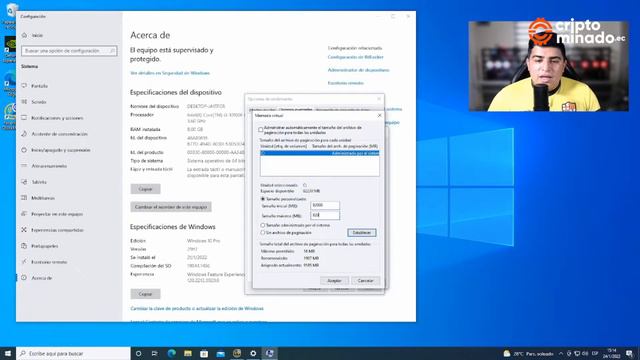 ERROR 103 MEMORIA VIRTUAL - NICEHASH - SOLUCION смотреть онлайн