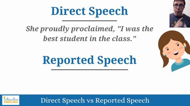 Reported Speech Vs Direct Speech | Advanced Grammar Lesson