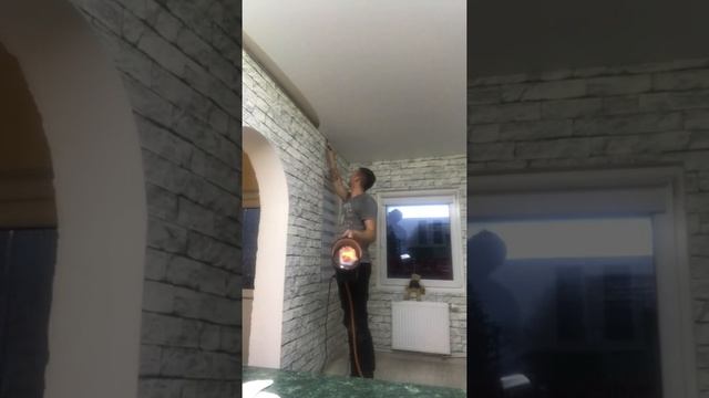 Монтаж натяжного потолка в частном доме смотреть онлайн