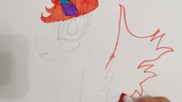Как нарисовать радужного единорога?? How to draw the rainbow unicorn?? смотреть онлайн