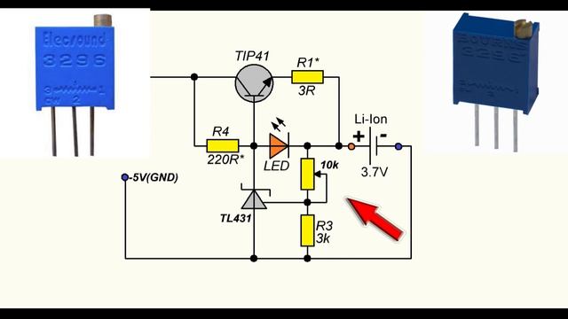 Схема зарядного устройства для Li-Ion аккумуляторов смотреть онлайн