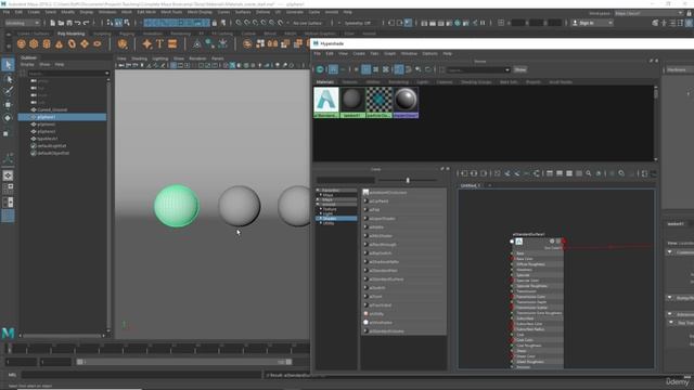11. Quick Look at materials inside Maya смотреть онлайн