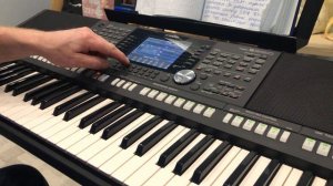 Yamaha PSR S-950 - Изучение инструмента для новичков. - III часть