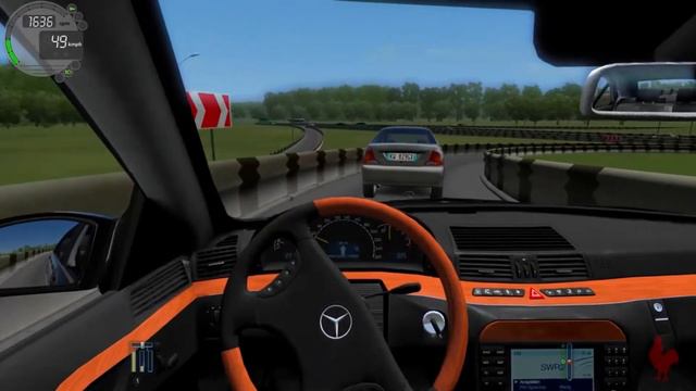City Car Driving - Mercedes-Benz S65 AMG W220 | Street Racing PART 1 смотреть онлайн