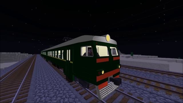 Minecraft Real train mod Russian train test! смотреть онлайн