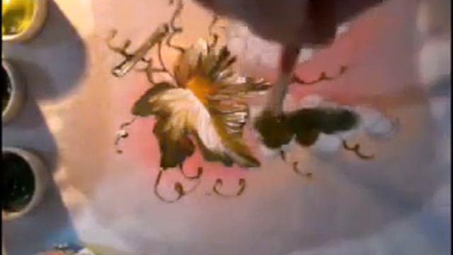 PINTURA EM TECIDO/COMO PINTAR UVAS VERDES E VERMELHAS AULA 2 смотреть онлайн
