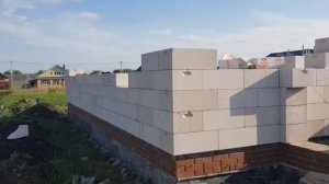 Одноэтажный дом из газобетона (процесс строительства коробки дома своими руками)
