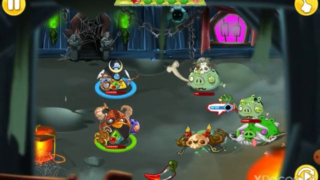 Angry Birds Epic Trick or Treat Castle (Normal Mode) with 2 birds смотреть онлайн
