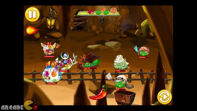 Angry Birds Epic: NEW FINAL Cave - CAVE 5 Burning Plain Level 1 смотреть онлайн