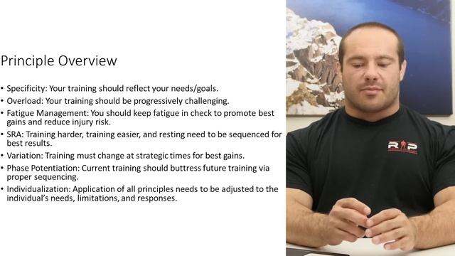Introduction to Training Principles Lecture 1 with Dr. Mike смотреть онлайн