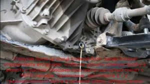 замена масла в коробке на митсубиси лансер 9
