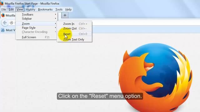 How to Reset the Font Size in Mozilla Firefox смотреть онлайн