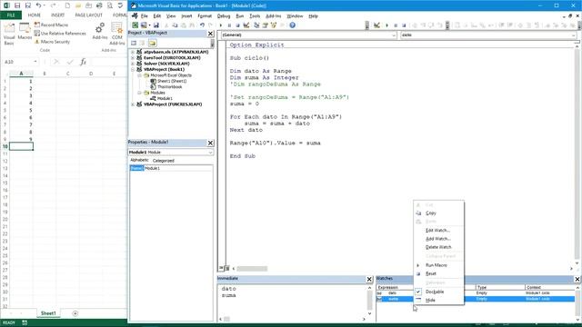 20 VBA Excel 2013 Repetir codigo con el ciclo FOR EACH NEXT смотреть онлайн