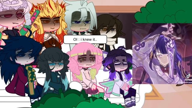 || Hashiras react to Raiden Shogun (Ei) as an new Hashira || 1/2 || Demon slayer x Genshin impact | смотреть онлайн