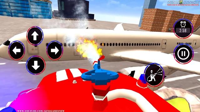 Fire Truck Driving Rescue Missions Simulator 2021 - Hero Police Emergency Drive - Android GamePlay смотреть онлайн