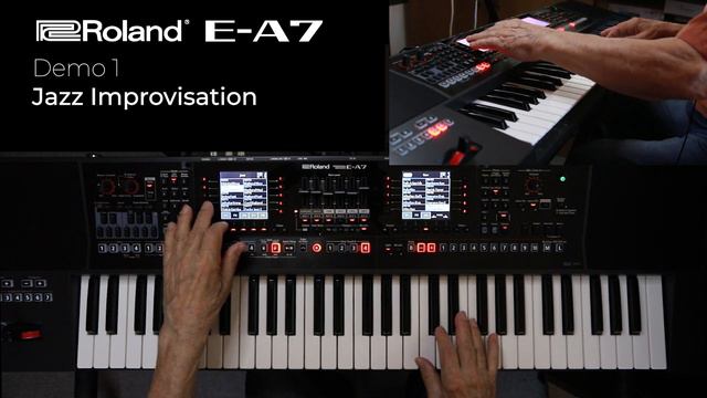 Roland E-A7 Demo - Jazz Improvisation смотреть онлайн