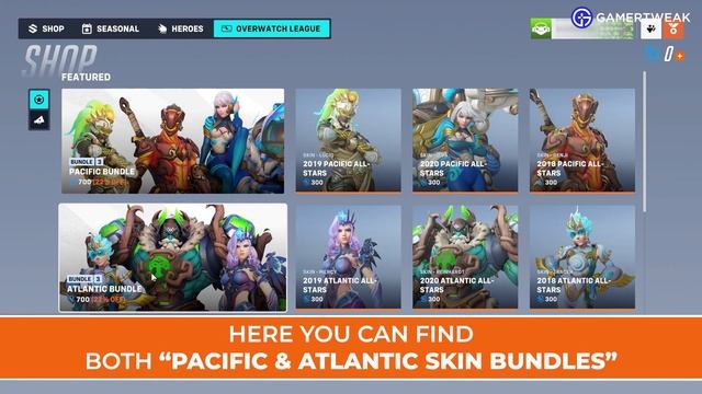 OVERWATCH 2 All-Stars Skins 2023 (Atlantic & Pacific Bundle) Showcase | How To Purchase OWL Tokens